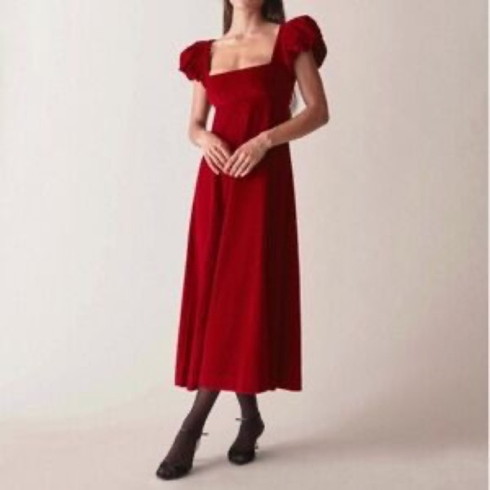 DOEN celestine dress in Rosso Size M NWT